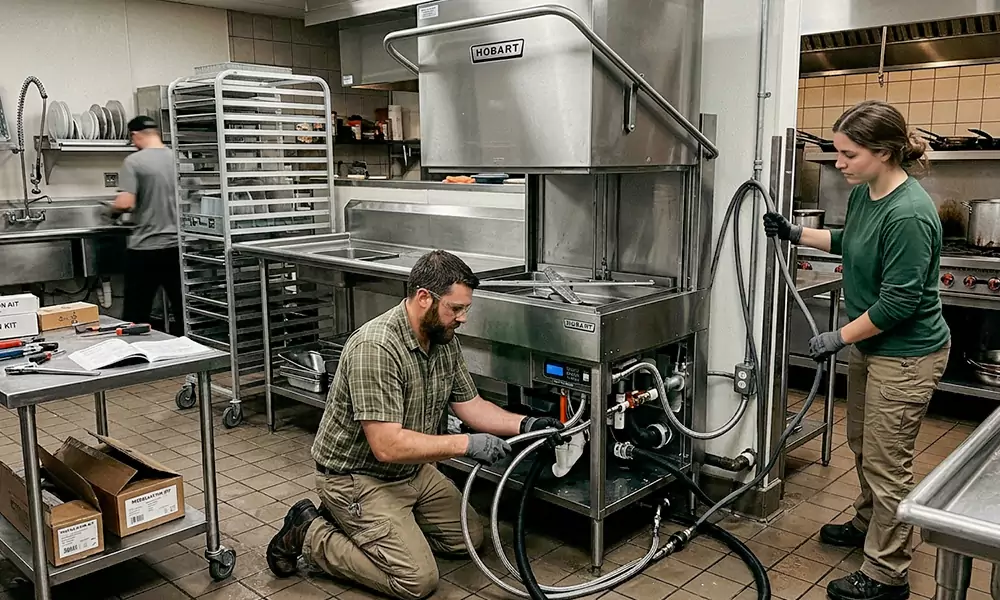 Commercial Dishwasher Installation in Bridgeport, CT