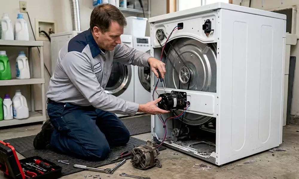 Dryer Motor Replacement in Bridgeport, CT
