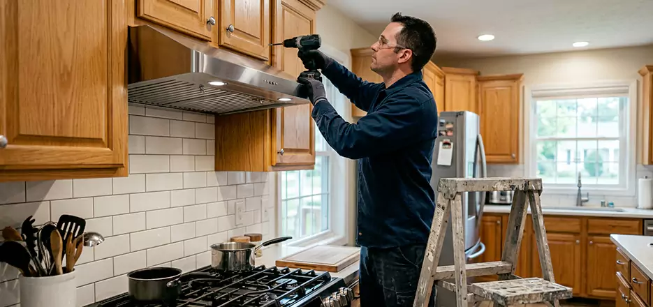 Wood Range Hood Installation Bridgeport